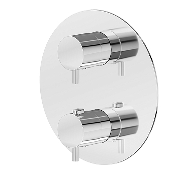 Фото Смеситель Newform XT 67608E.21.018 для душа термостат с переключателем на 5 потоков, хром глянец