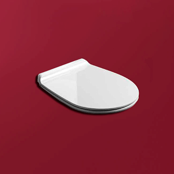 Фото Крышка-сиденье Simas Vignoni VI004bi/cr с микролифтом белый/хром