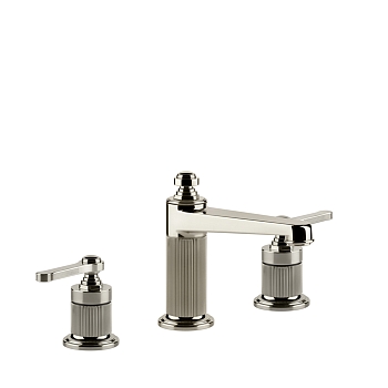 Фото Смеситель для раковины Gessi Venti20 65014#720, никель глянец pvd