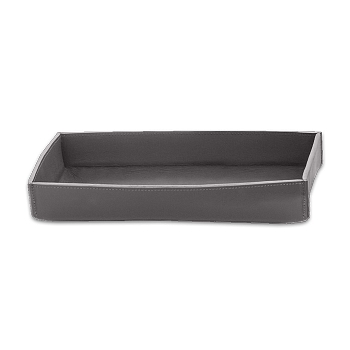 Фото Лоток Decor Walther Nappa 0938493 настольный 17х4,5х4,5 см, натуральная кожа цвет серый