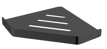 Фото Полка Boheme New Venturo 10318-SGM угловая shine gun metall, графит глянец 17,5х17,5 см