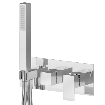 Фото Смеситель Newform Ergo Q 66469E.21.018 для душа с переключателем на 2 потока, хром глянец