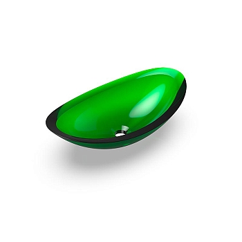 Фото Раковина Knief Solid Surface 70204090 накладная 58.1 см, цвет Malachit # 090