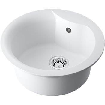 Фото Кухонная мойка Omoikiri Yasugata 48R-WH 4993133 белый