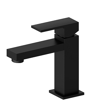 Фото Смеситель Newform Ergo Q 66412.01.093 для раковины, черный матовый