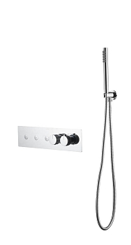 Фото Смеситель для душа Boheme Fusion 131-SYS-CR с термостатом на 3 выхода хром глянец