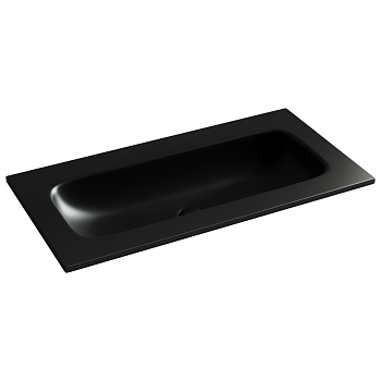 Фото Раковина Ceramicanova Grace CN7019MBwx мебельная 91 × 45,7 × 13,7 см, черный матовый