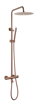 Фото Душевая стойка Boheme Uno 468-T-CB термостат медь браш