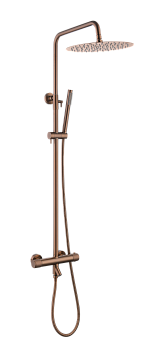Фото Душевая стойка Boheme Uno 468-T-BRB термостат бронза браш
