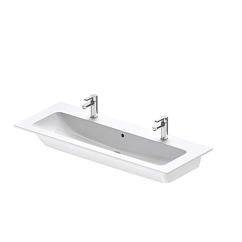 Фото Раковина Duravit Me by Starck 2361120024 подвесная 123 см, цвет белый
