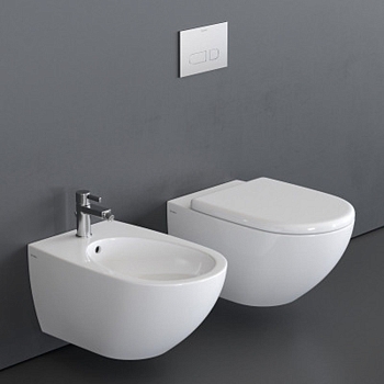 Фото Унитаз подвесной Duravit Architec 45720900A1, с сиденьем с микролифтом, белый глянцевый