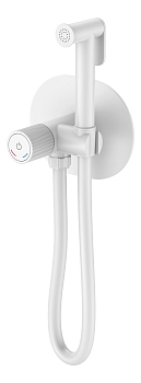 Фото Гигиенический душ Boheme Tech 157-MW со смесителем белый матовый