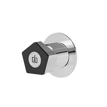 Фото Смеситель Newform ParkLE 69774E.05.093 для душа, хром / черный матовый