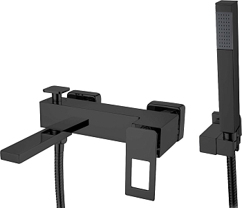 Фото Смеситель для ванны Boheme Q 143-BB черный матовый