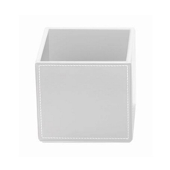 Фото Коробка Decor Walther Brownie 0930850 настольная 13x13x12,5 см, белый