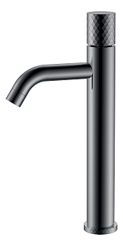 Фото Смеситель для раковины Boheme Stick 122-SGM графит глянец