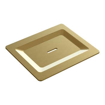 Фото Мыльница для полки Boheme Space 10966-MG-SOAP подвесная, matt gold, золото матовое