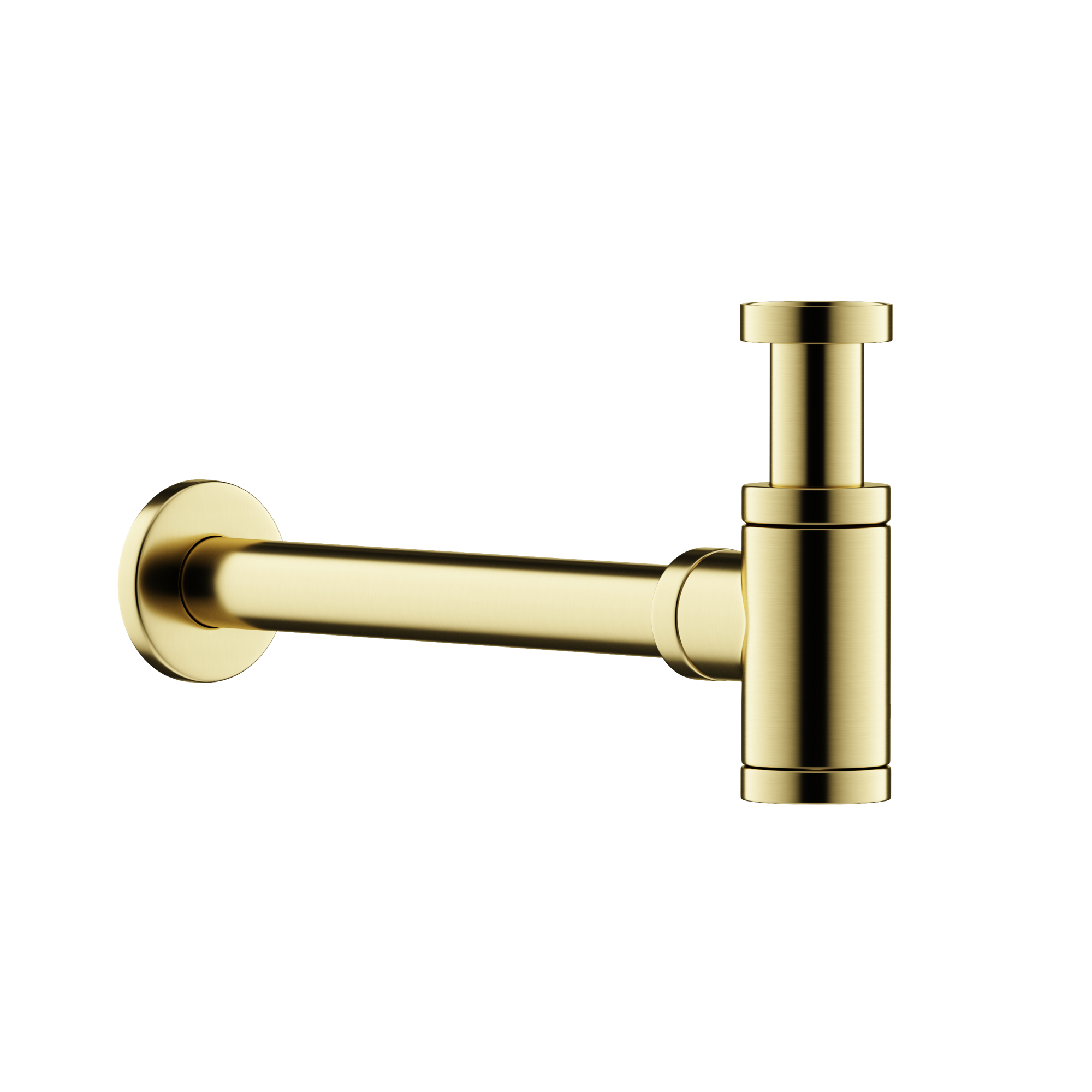 Фото Сифон Ceramicanova 70001BG для раковины бутылочный, брашированное золото