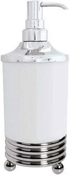 Фото Дозатор жидкого мыла Boheme Hermitage 10389 настольный хром