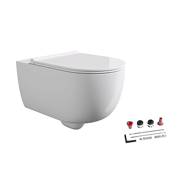 Фото Унитаз подвесной Alice Unica 32240101SET безободковый