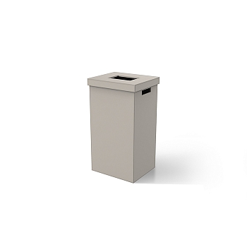 Фото Корзина Decor Walther Brownie 0937549 напольная 38х32хh67 см имитация кожи, цвет тауп