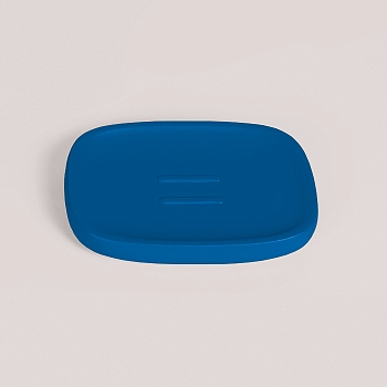 Фото Мыльница Colombo Mood B30400C12 настольная Capri Blue, синий матовый