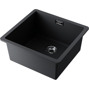 Фото Кухонная мойка Omoikiri Kata 44-U-BL 4993403 черный