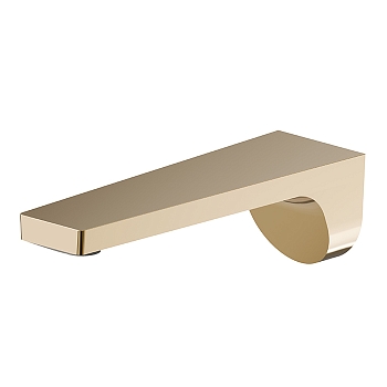 Фото Излив Newform ParkLE 67537.61.020 для раковины L 19 см, золото глянец PVD