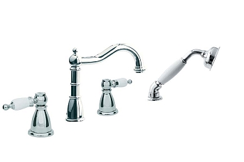 Фото Смеситель на борт ванны Boheme Cromo 396 хром глянец