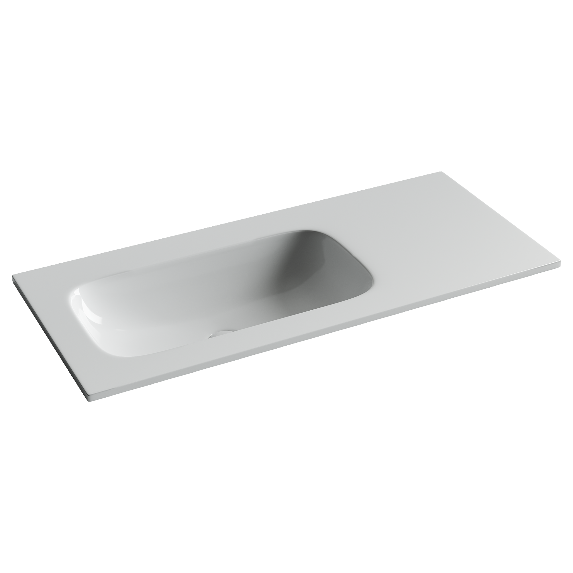 Фото Раковина Ceramicanova Grace CN7014wx мебельная 101 × 45,7 × 13,7 см, белый глянцевый