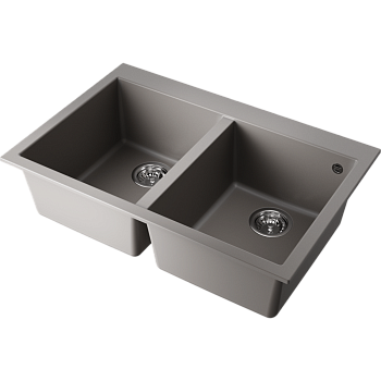 Фото Кухонная мойка Omoikiri Bosen 80-2-GR 4993569 leningrad grey