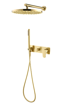 Фото Душевая система Boheme Spectre 454-MG золото матовое