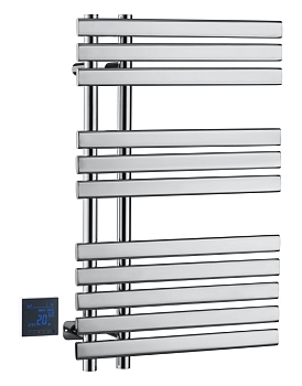 Фото Полотенцесушитель Boheme Venturo 723-CR электрический, хром глянец h80x50 см