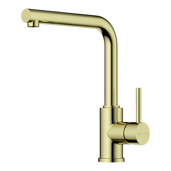 Фото Смеситель для кухни Omoikiri Nakagawa-LG 4994480 светлое золото