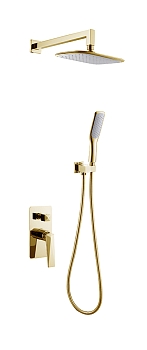 Фото Душевая система Boheme Venturo 384 золото глянец