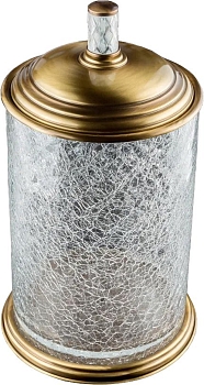 Фото Мусорное ведро Boheme Murano Cristal 10914-CRST-BR бронза