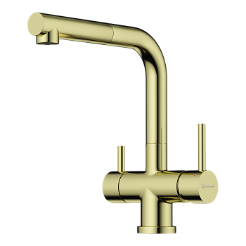 Фото Смеситель для кухни Omoikiri Takamatsu-S-LG 4994476 светлое золото