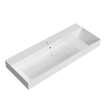 Фото Раковина Kerama Marazzi Grande GR.wb.120 подвесная 119.5 см, цвет белый глянцевая