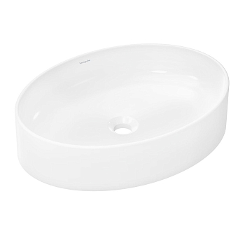 Фото Раковина Hansgrohe Xuniva 60165450 накладная 55 см, цвет белый