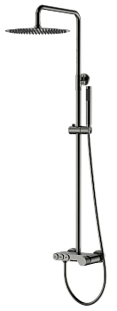 Фото Душевая стойка Boheme Stick 128-GM.2 gun metal, графит матовый