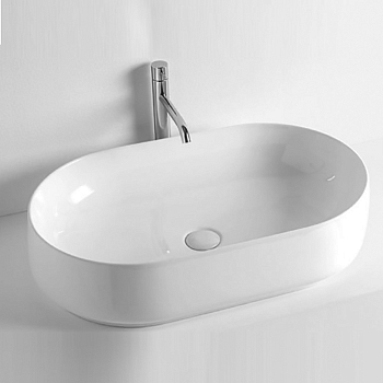 Фото Раковина Kerasan F10 460601 накладная 70 см, цвет белый