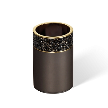 Фото Стакан Decor Walther Rocks 0933841 настольный, золото матовое/темная бронза
