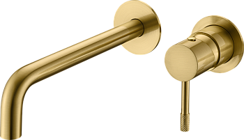 Фото Смеситель для раковины Boheme Uno 465-MG золото