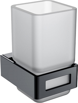 Фото Стакан Boheme Q 10944-SGM подвесной Shine Gun Metal