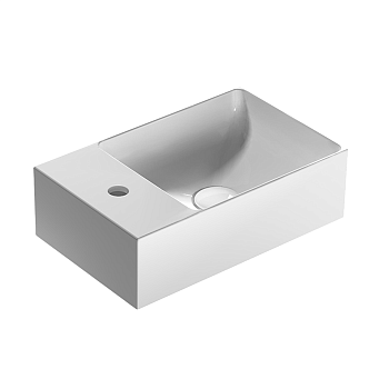 Фото Раковина Globo Le lastre B6R41.BI подвесная 40 см, цвет белый глянцевый