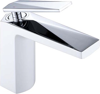 Фото Смеситель для раковины Boheme Venturo 371-W белый/хром