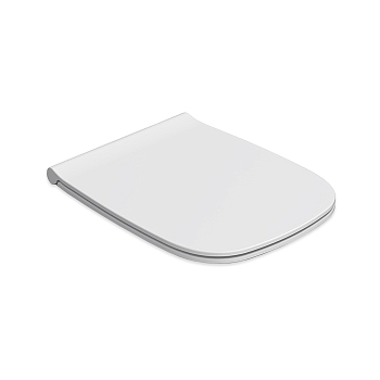 Фото Крышка-сиденье Globo Genesis GN020.BO cr белый матовый/хром