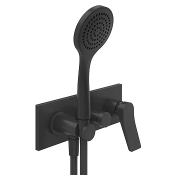 Фото Смеситель для ванны Gessi Rilievo 59140#299, черный матовый