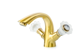 Фото Смеситель для раковины Boheme Сamelia 311-Camelia бронза