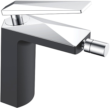 Фото Смеситель для биде Boheme Venturo 376-B хром/черный